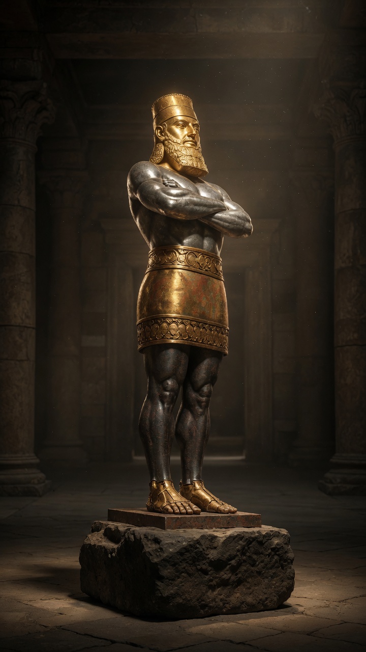 Daniel 2 — head of gold, chest of silver, belly of brass, legs of iron